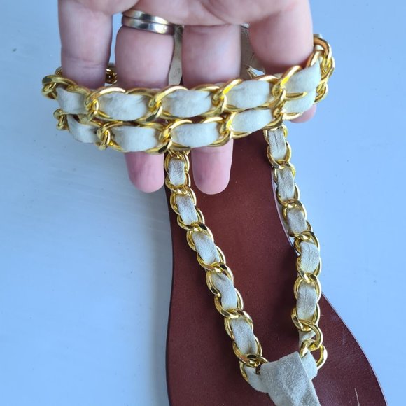 Aje Chain Sandals Thongs Size 38 - Picture 4 of 7